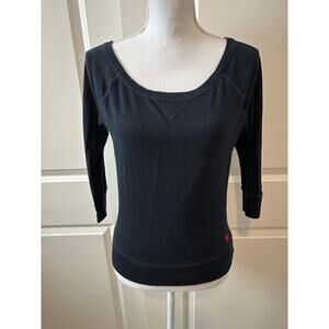 Y2K Abercrombie & Fitch 3/4 Sleeve Sweater size S